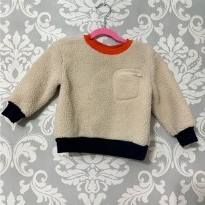 4/$25 •‎ Old Navy Oversized Sherpa Zippered Pocket Sweatshirt